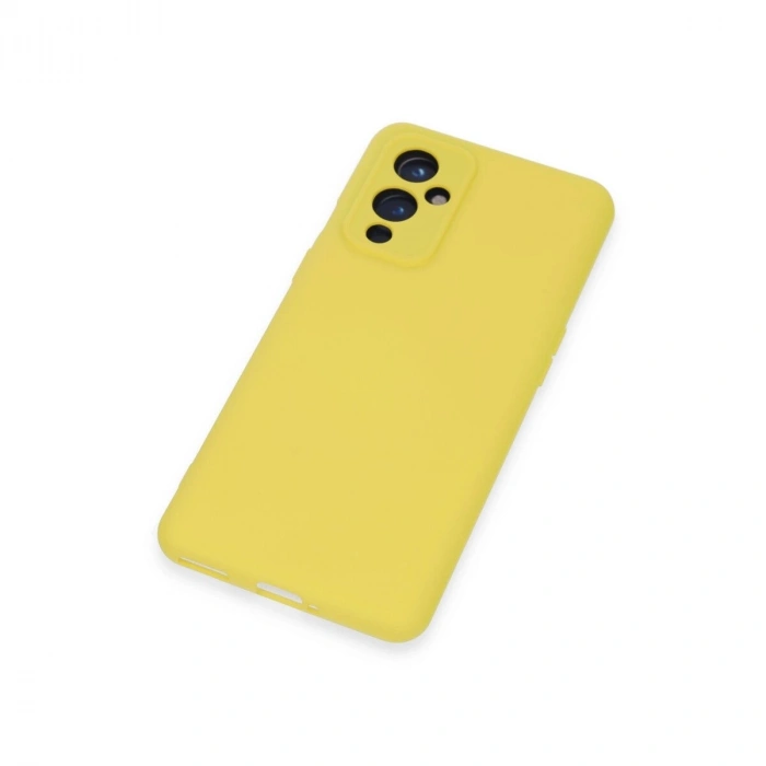 One Plus 9 Kılıf Nano İçi Kadife  - Sarı
