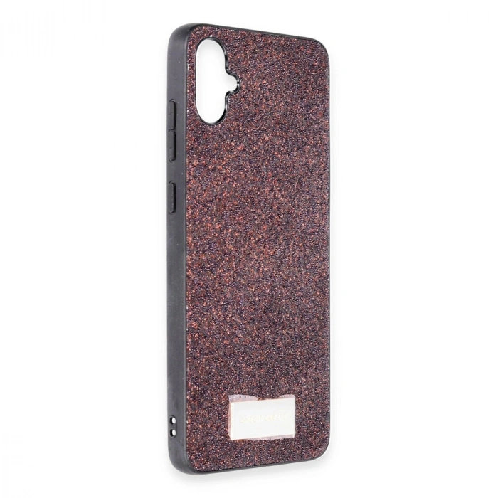 Onegif  Galaxy A05 Bright Simli Kapak - Derin Mor