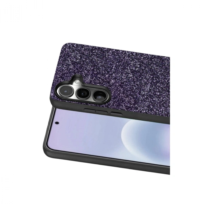 Onegif  Galaxy A37 5g Bright Simli Kapak - Derin Mor