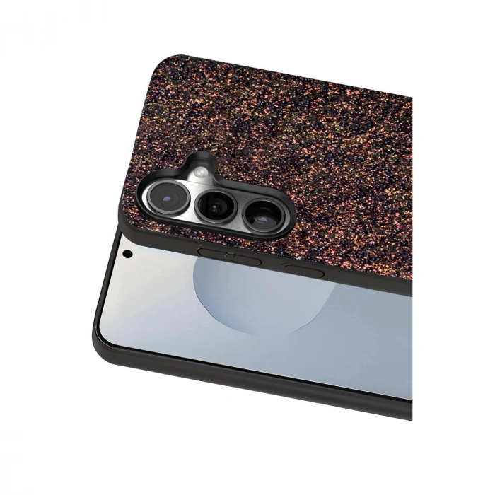 Onegif  Galaxy S25 Plus Bright Simli Kapak - Derin Mor
