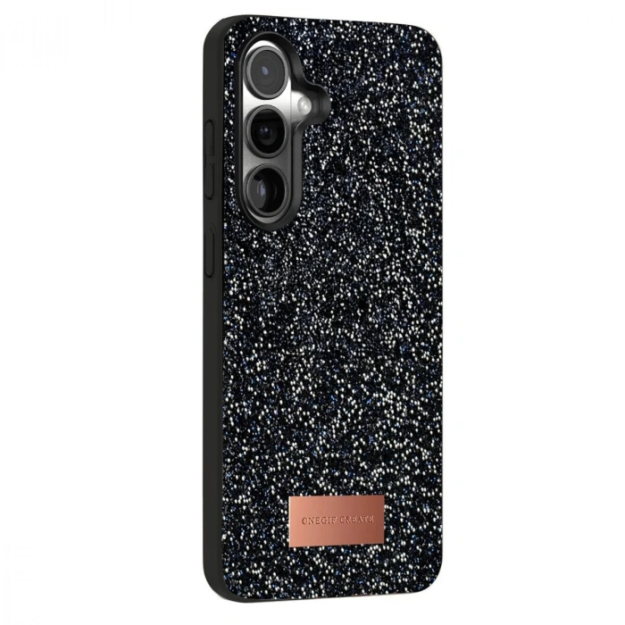 Onegif  Galaxy S25 Plus Bright Simli Kapak - Siyah