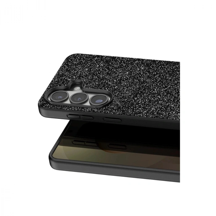 Onegif  Galaxy S26 Plus Bright Simli Kapak - Siyah
