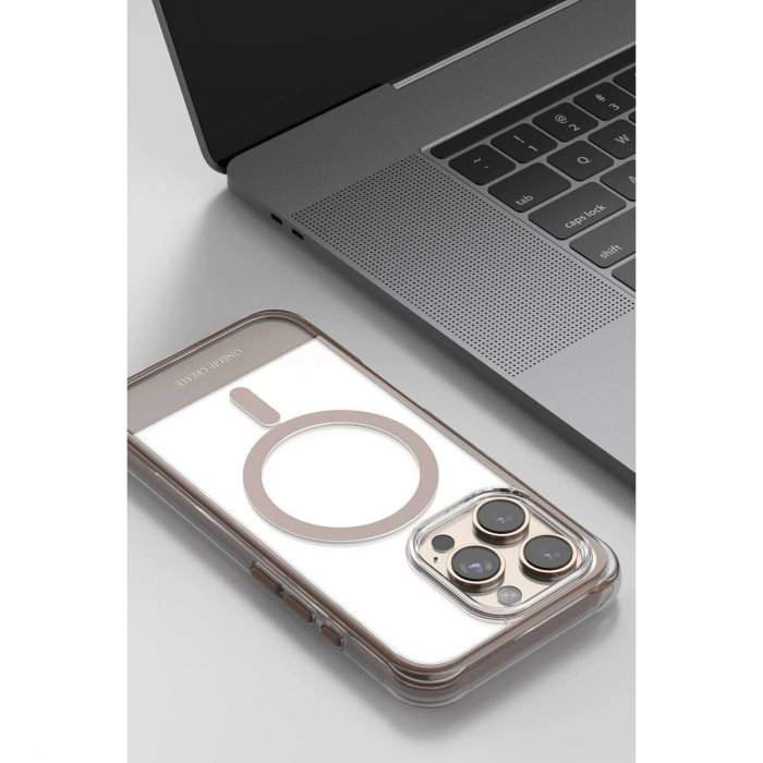 Onegif  İphone 15 Pro Max Hulk Magsafe Kapak - Çöl Titanyum