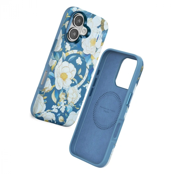 Onegif İphone 16 Flower Series Magsafe Kapak - Mi