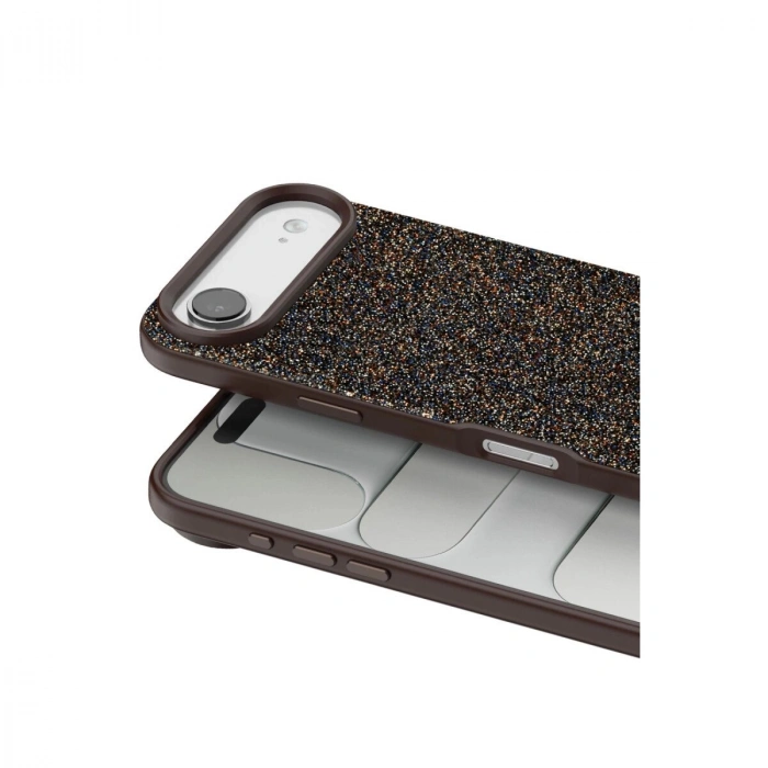 Onegif  İphone 17 Air Bright Simli Kapak - Gold