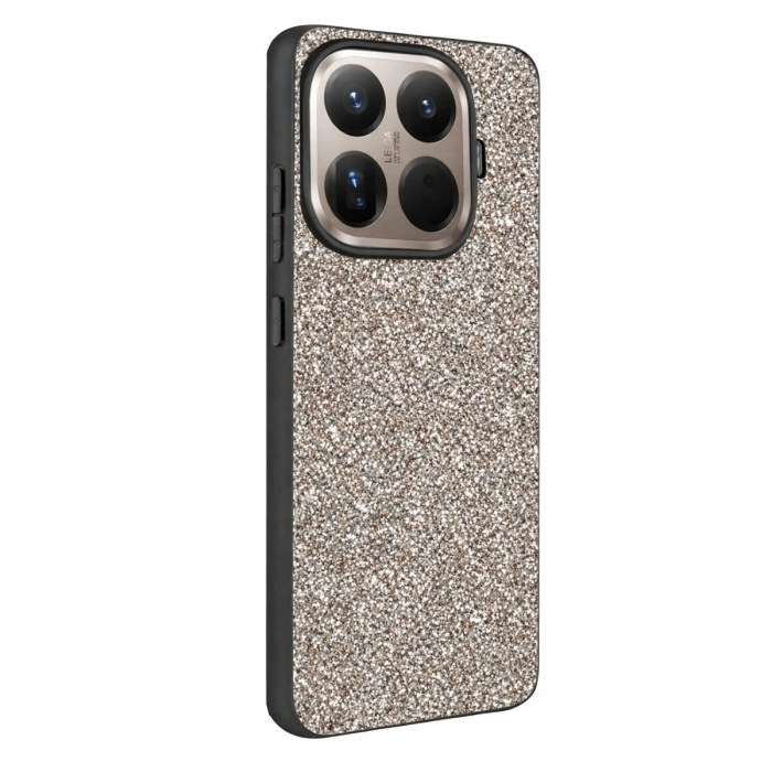 Onegif  Mi 15t Pro Bright Simli Kapak - Gümüş