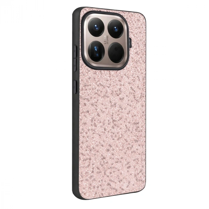 Onegif  Mi 15t Pro Bright Simli Kapak - Pembe