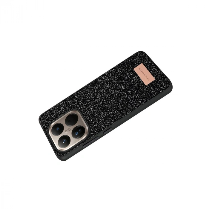 Onegif  Mi 15t Pro Bright Simli Kapak - Siyah