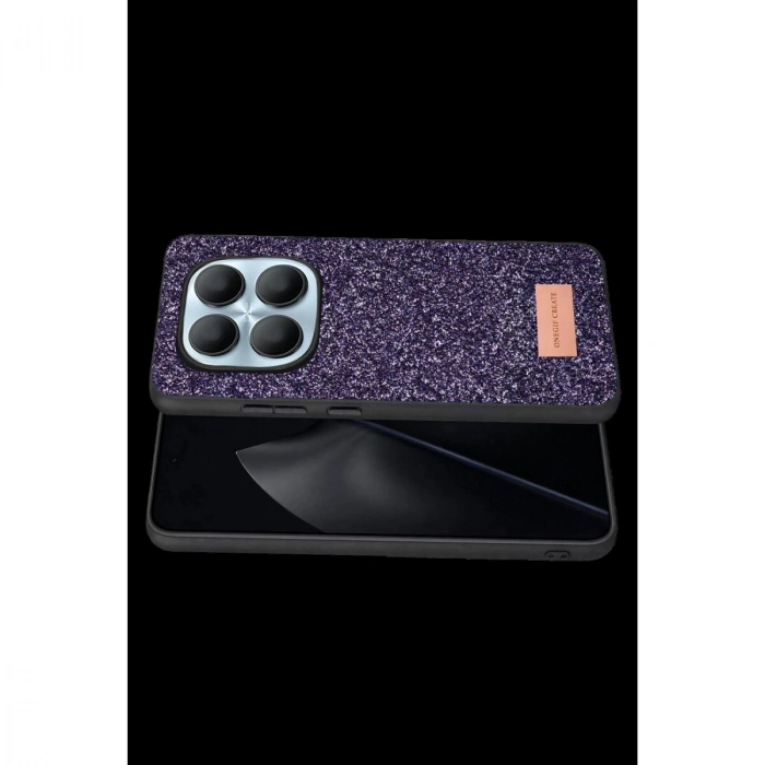 Onegif   Note 15 4g Bright Simli Kapak - Derin Mor
