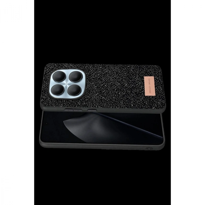 Onegif   Note 15 Pro 4g Bright Simli Kapak - Siyah