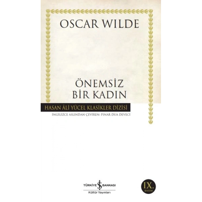 Önemsiz Bir Kadın - Hasan Ali Yücel Klasikleri