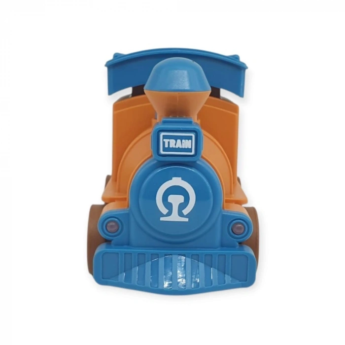 Oyuncak Tren Işıklı Sesli Bas Gitsin 14cm - MAVİ - 8068A - 1 ADET