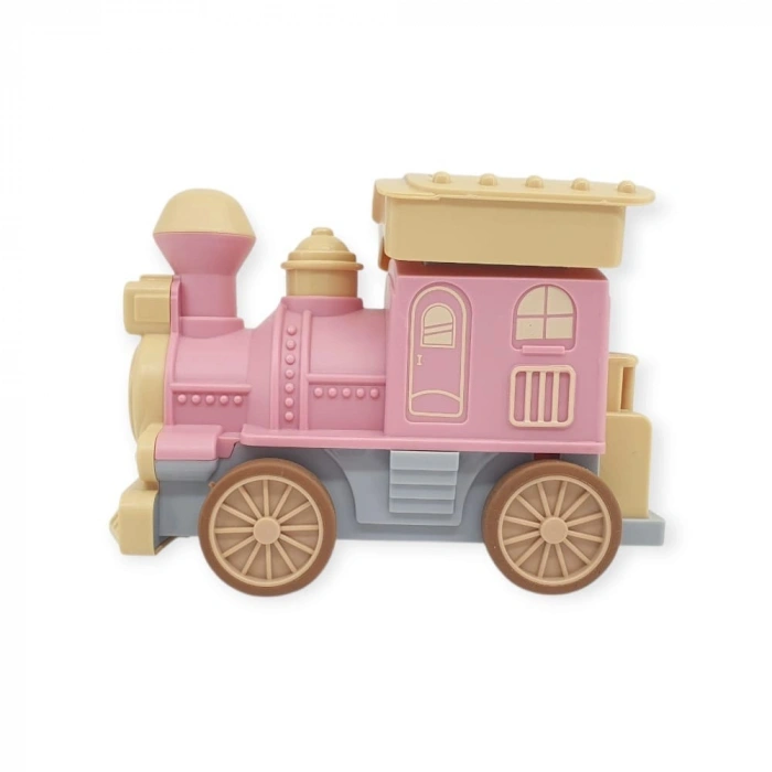 Oyuncak Tren Işıklı Sesli Bas Gitsin 14cm - PEMBE - 8068A - 1 ADET