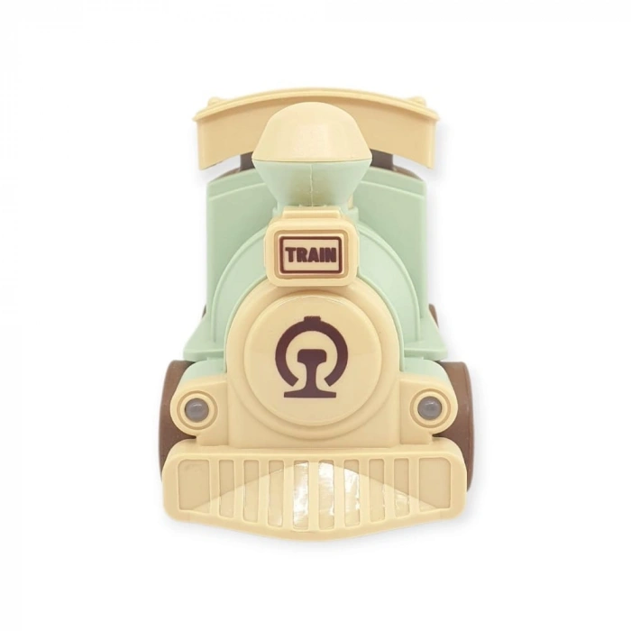 Oyuncak Tren Işıklı Sesli Bas Gitsin 14cm - YEŞİL - 8068A - 1 ADET