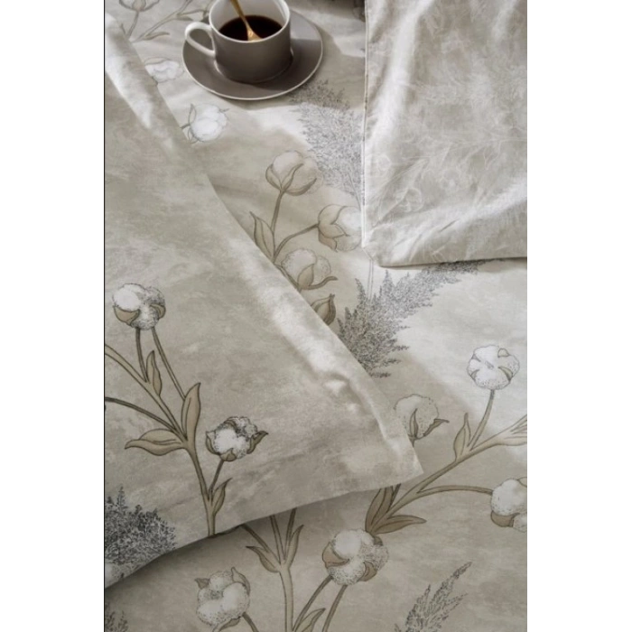 Özdilek Çift Kişilik Ranforce Nev Takımı Algodon Bej