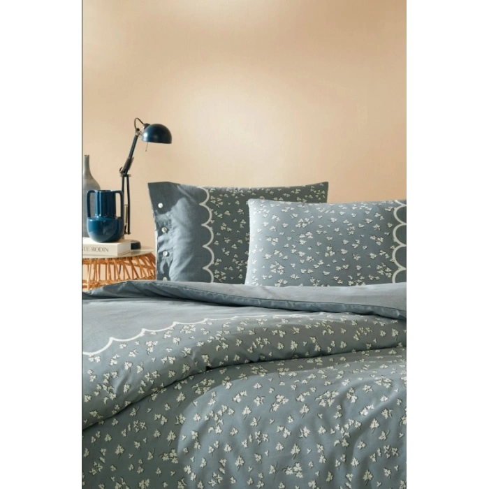 Özdilek Çift Kişilik Ranforce Nev Takımı Cilantro Mavi