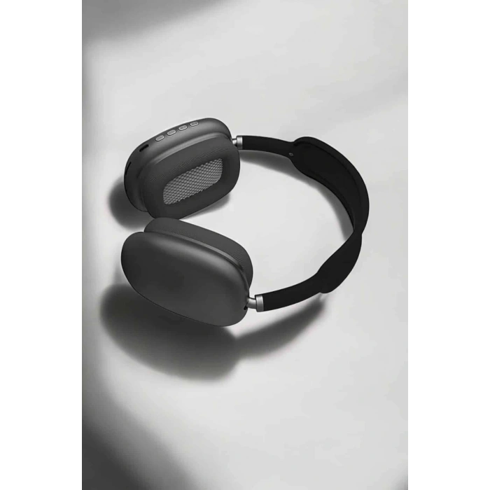 P9 Plus Hifi Ses Kalitesi Ayarlanabilir Mikrofonlu Bluetooth Kulaklık Siyah