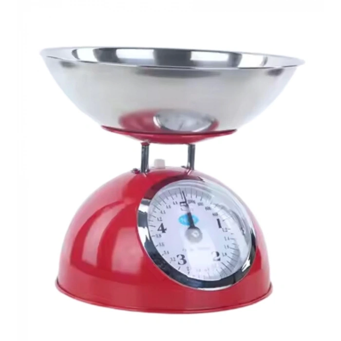 Paslanmaz Çelik 5 kg Kapasiteli Mekanik İnce Ayar Terazi | Hassas ve Dayanıklı Tartım (  )
