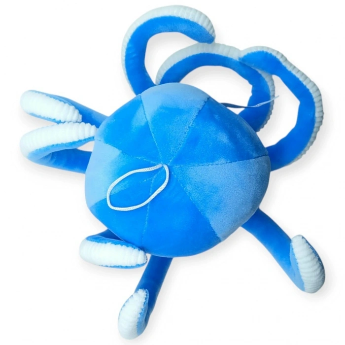 Peluş Sevimli Ahtapot 30 cm - Mavi - 1 ADET