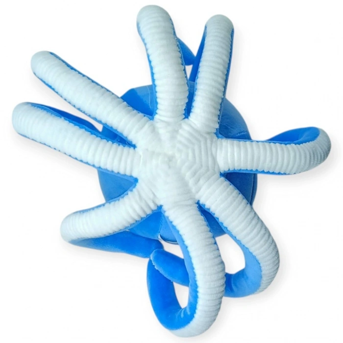 Peluş Sevimli Ahtapot 30 cm - Mavi - 1 ADET