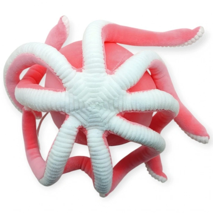 Peluş Sevimli Ahtapot 30 cm - Pembe - 1 ADET