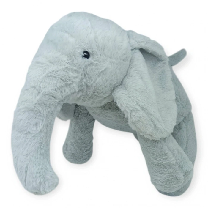 Peluş Sevimli Hayvanlar 65 cm Uyku Arkadaşım Fil - Gri - 1 ADET