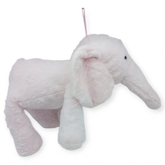 Peluş Sevimli Hayvanlar 65 cm Uyku Arkadaşım Fil - Pembe - 1 ADET