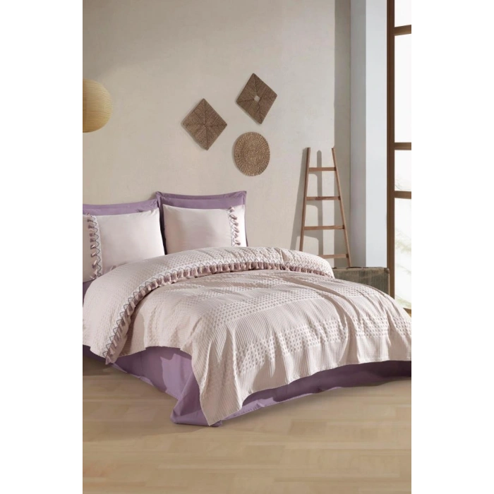 Pike Takımı Çift Kişilik Bohemline V8 Taş Rengi