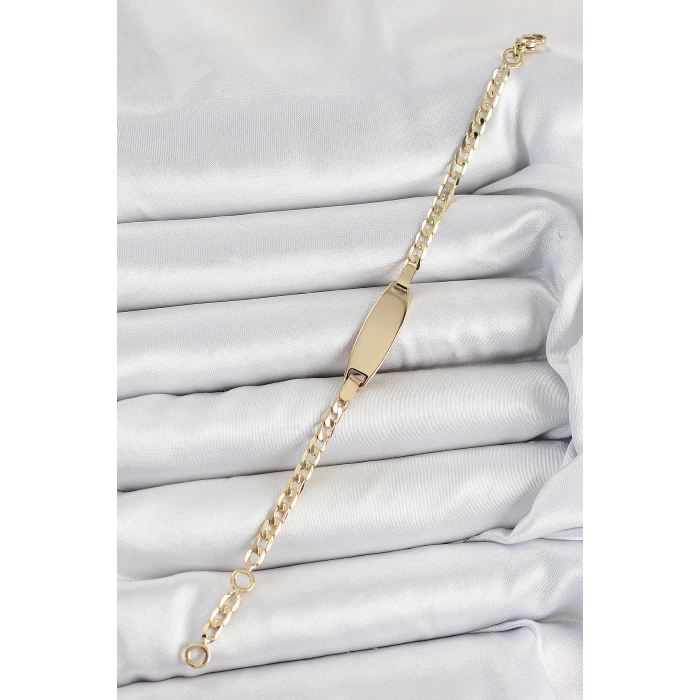 Pirinç Oval Model Gold Renk Xuping Bebek Künyesi