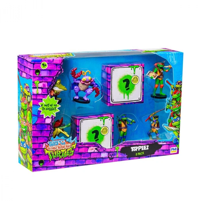 PMI NT2070 Ninja Turtles Toppeez 8li Figür Set Asorti