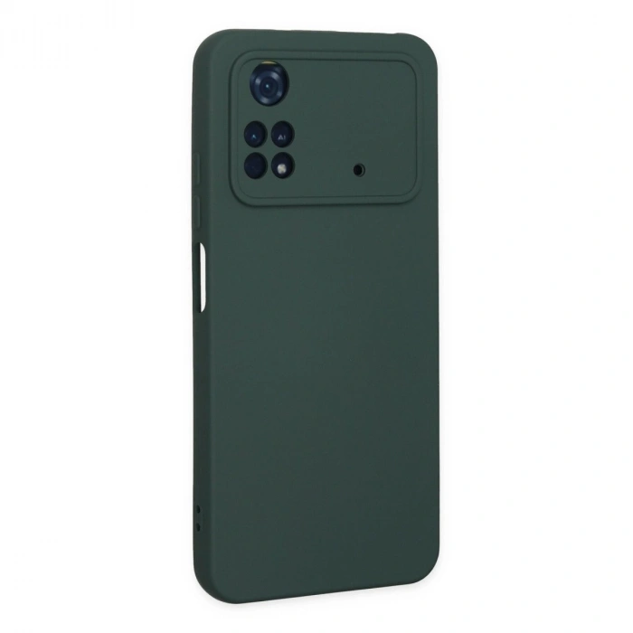 Po M4 Pro 4g Kılıf Nano İçi Kadife  - Koyu Yeşil