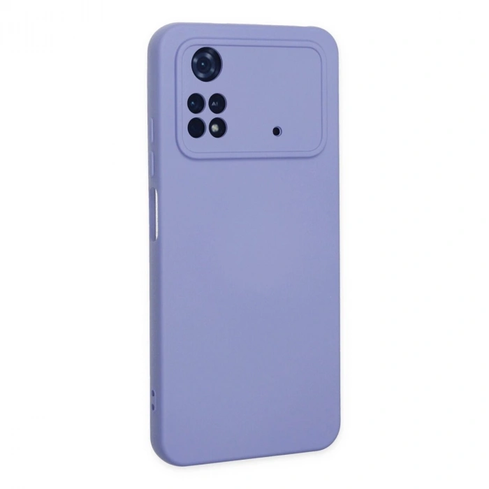 Po M4 Pro 4g Kılıf Nano İçi Kadife  - Lila