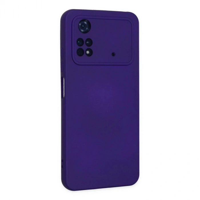 Po M4 Pro 4g Kılıf Nano İçi Kadife  - Mor