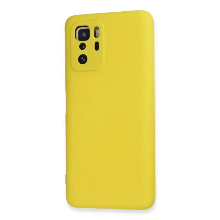 Po X3 Gt Kılıf Nano İçi Kadife  - Sarı