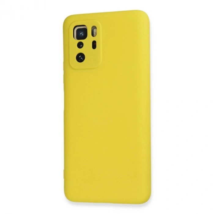 Po X3 Gt Kılıf Nano İçi Kadife  - Sarı