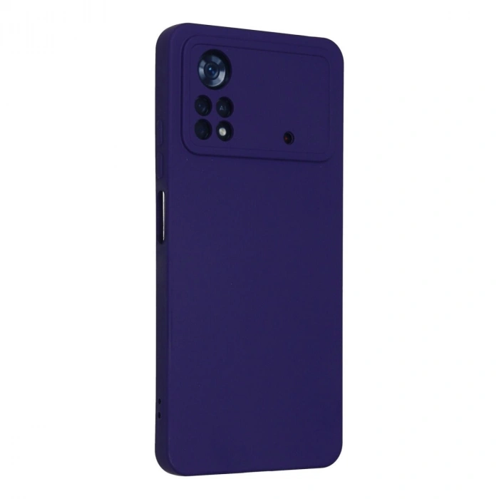 Po X4 Pro 5g Kılıf Nano İçi Kadife  - Mor