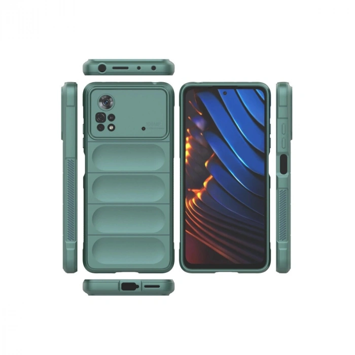 Po X4 Pro 5g Kılıf Optimum  - Koyu Yeşil