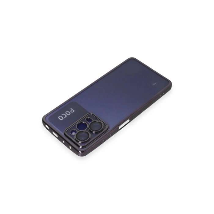 Po X5 Pro 5g Kılıf  Lensli  - Mor