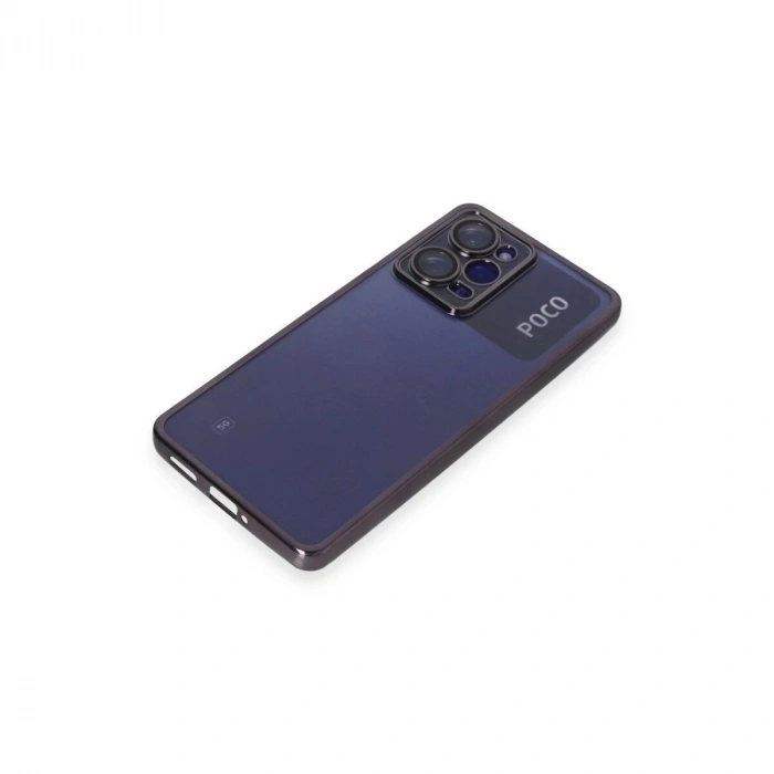Po X5 Pro 5g Kılıf  Lensli  - Mor
