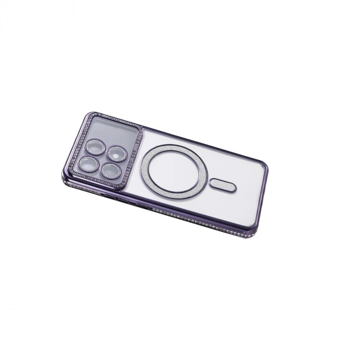 Po X6 Pro Joke Simli Magneticsafe Kılıf - Derin Mor