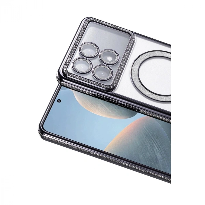 Po X6 Pro Joke Simli Magneticsafe Kılıf - Siyah