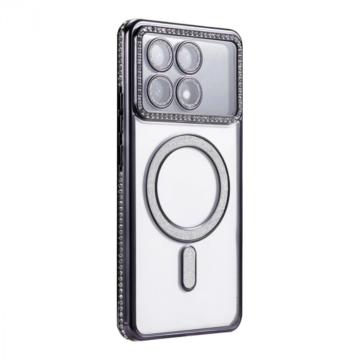 Po X6 Pro Joke Simli Magneticsafe Kılıf - Siyah