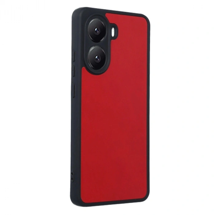 Po X7 Pro Kılıf Aras Deri Kapak - Kırmızı