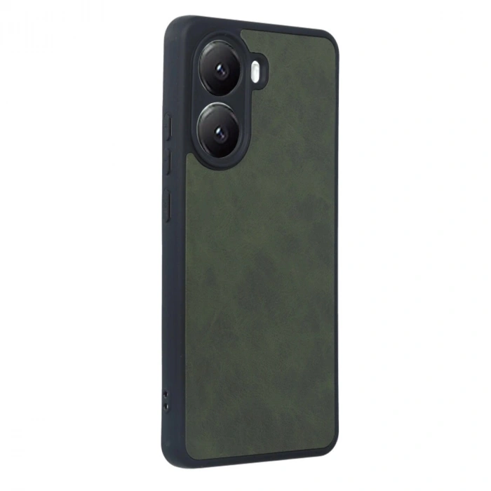 Po X7 Pro Kılıf Aras Deri Kapak - Koyu Yeşil