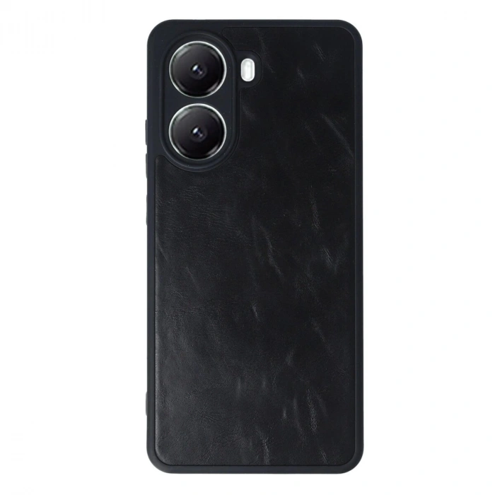 Po X7 Pro Kılıf Aras Deri Kapak - Siyah