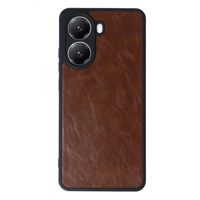 Po X7 Pro Kılıf Aras Deri Kapak - Taba