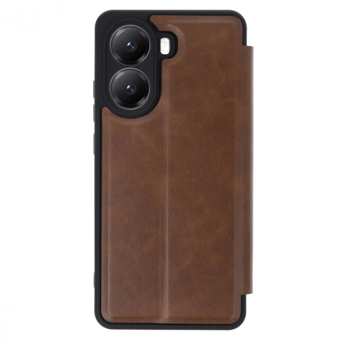 Po X7 Pro Kılıf Flip Cover - Taba
