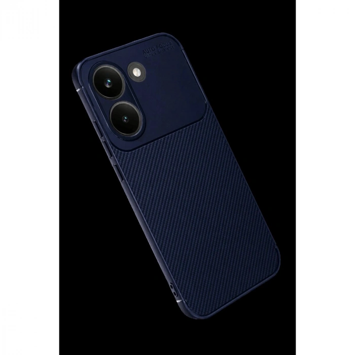 Po X8 Pro Auto Fus Karbon Kapak - Lacivert