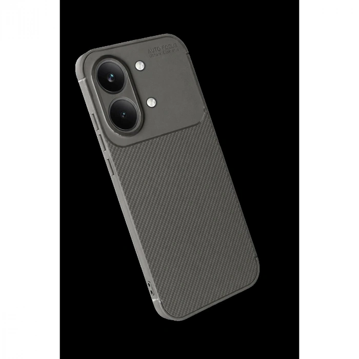 Po X8 Pro Max Auto Fus Karbon Kapak - Gri