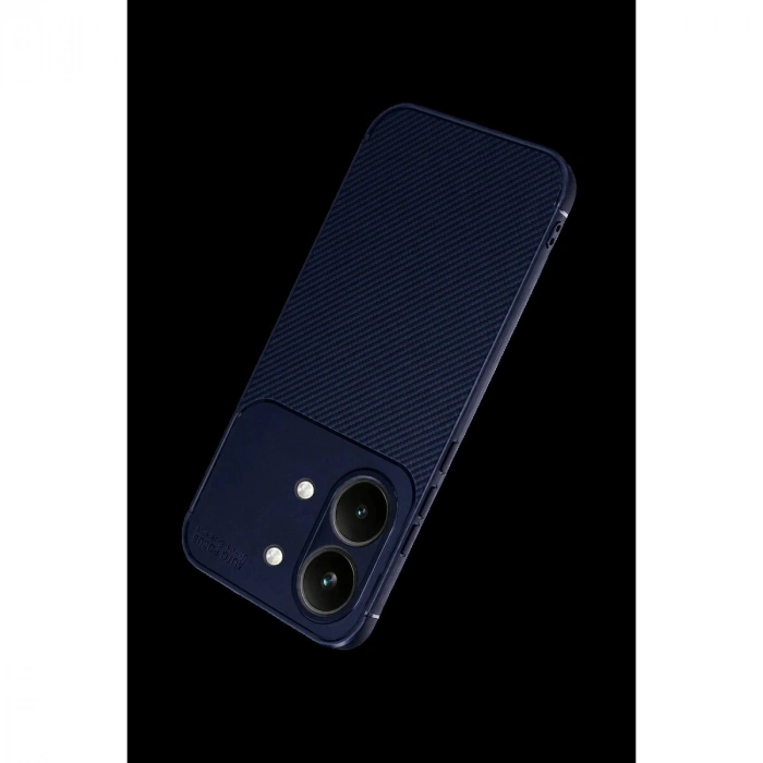 Po X8 Pro Max Auto Fus Karbon Kapak - Lacivert